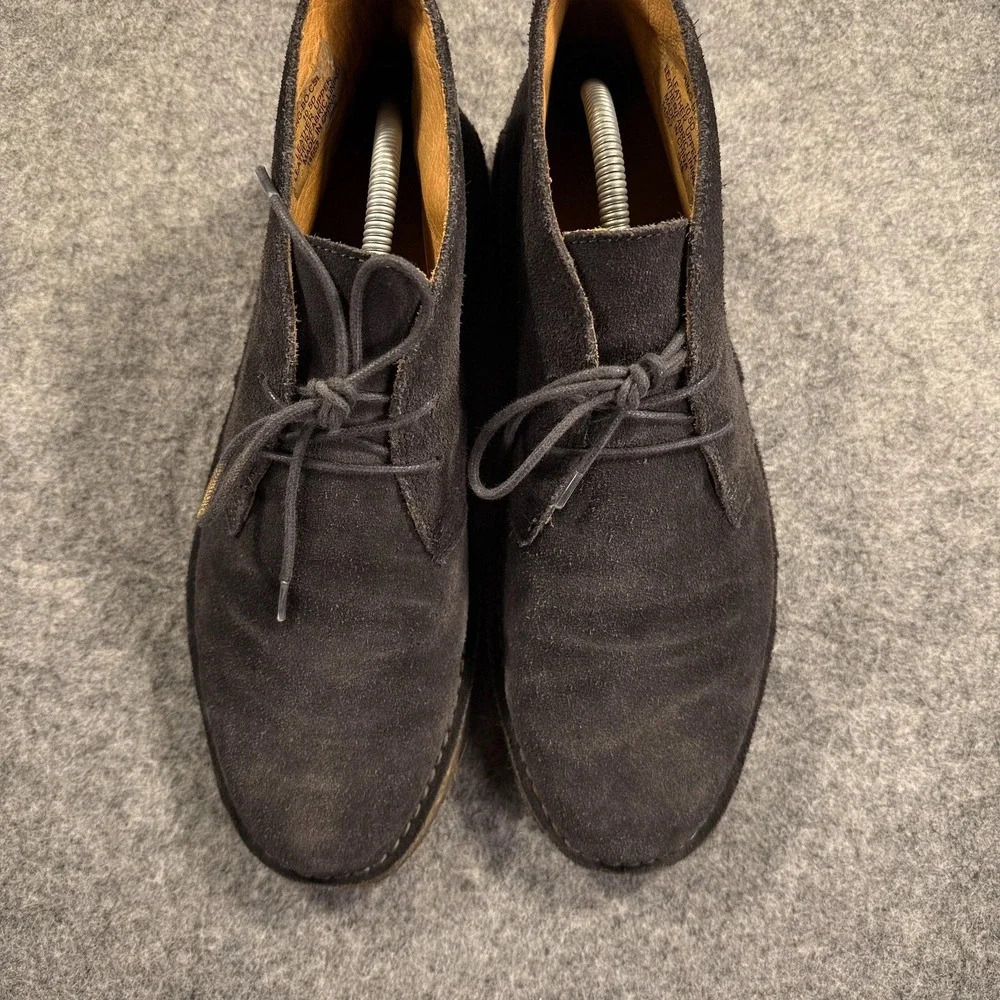 Polo Ralph Lauren Chukka Boots Mens‎ 10.5D Gray Suede Crepe Sole Lace Up Casual